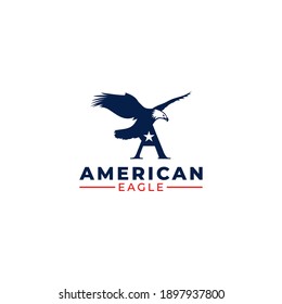 American Eagle Logo Design Vector