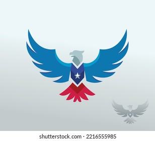 American Eagle logo Icon Backgrounds stock illustration Creative design