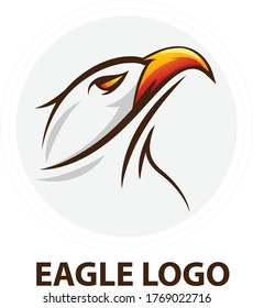 American Eagle logo illustration colored