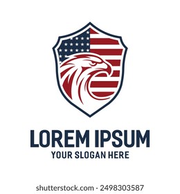 American Eagle Logo Vector Minimalist Style Creative Modern Abstract Vector