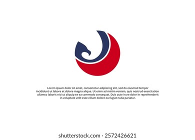 american eagle modern logo design