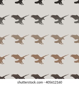 American eagle pattern seamless colorful