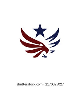 American Eagle Sign Logo Vector Element Stock Vector (Royalty Free ...