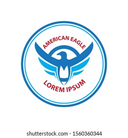 american eagle sport logo vector image