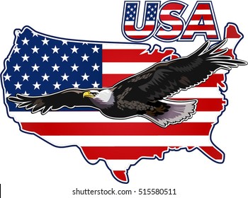 Bald Eagle American Flag Images Stock Photos Vectors
