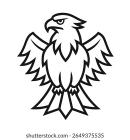 American Eagle Vector | Patriotic Icon for USA-Themed Designs