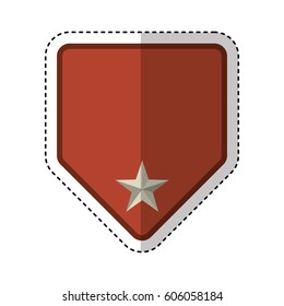 american emblem frame icon vector illustration design