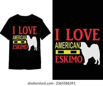 Diseño de camisetas para esquimales americanos