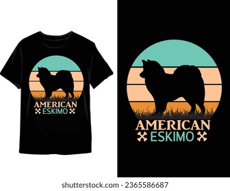 Diseño de camisetas para esquimales americanos