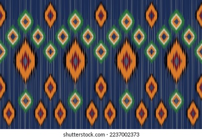 Diseño de patrones de tela estadounidense. Utilizar geometría para crear un patrón de tejido. Diseño para la industria textil, fondo, alfombra, papel pintado, ropa