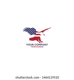 American Falcon Logo  Design Vector
