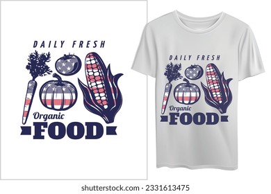 American farm logo design for T Shirts