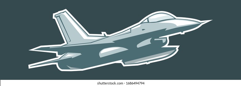 Ilustración vectorial del icono de caza estadounidense