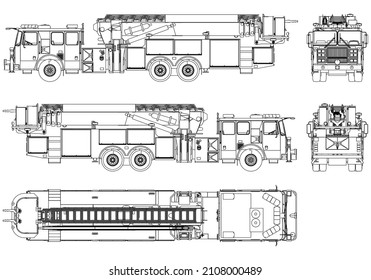 1,636 Firemen Line Art Vector Images, Stock Photos & Vectors | Shutterstock