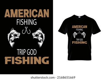 american fishing t shirt design