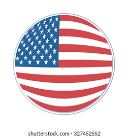 American flag.