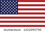 American Flag 4th july illustration