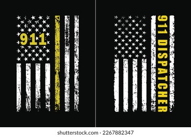 Diseño de Dispatcher de Bandera Americana 911