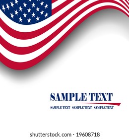 American flag background