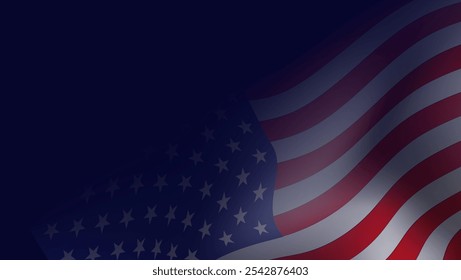 fundo da bandeira americana. ótimo para o dia do memorial, dia da independência, dia dos veteranos, dia dos presidentes.