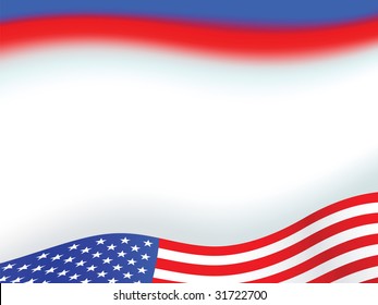 american flag background with set of stars