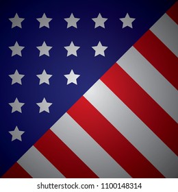 american flag background for text