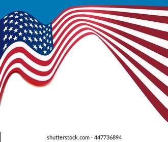 american flag background, usa national colors wavy background