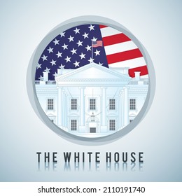 american flag background. vector illustration