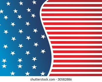 american flag background, vector wallpaper