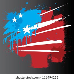 American Flag Blast