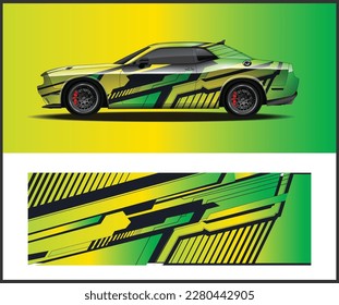 American Flag Car wrap design vector graphics