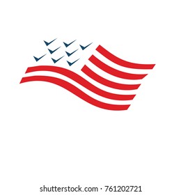 The american flag ceklis combination