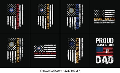 American Flag Coast Design Bundle