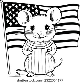 American Flag coloring pages free printable american