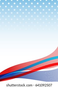 American flag colors themed patriotic background