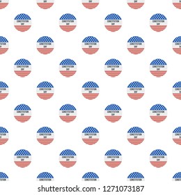 American flag constitution day pattern seamless vector repeat for any web design