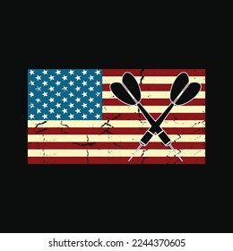 American Flag Darts I Proud USA Dart Player svg