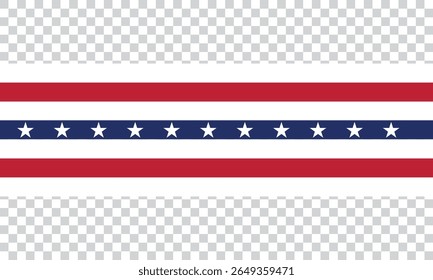  American Flag Design with Horizontal Stripes and Stars for Patriotic Projects