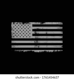 American Flag Distressed Grunge Vector Stock Vector (Royalty Free ...