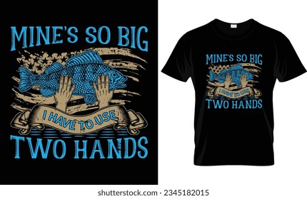 American Flag Fishing Hand,Fishing T-shirt Design