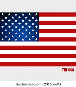 American Flag, Flags concept design. Vector illustration.