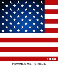 American Flag, Flags concept design. Vector illustration.