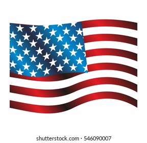 American Flag Graphic Design Vector Art Stock Vector Royalty Free American Flag Graphic Design Vector Art Stock Vector Royalty Free