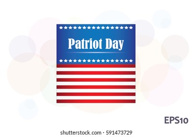 American flag icon vector illustration eps10.