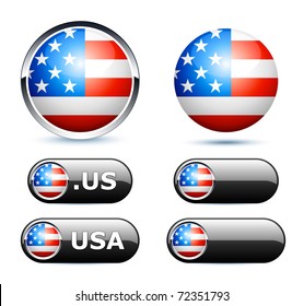 american flag icons