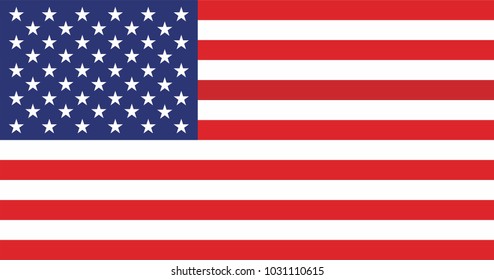 American Flag for Independence Day. United States of America national symbol.