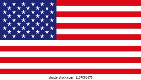 	
American Flag for Independence Day. United States of America national symbol.