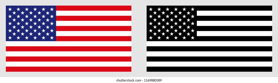 American Flag for Independence Day. United States of America national symbol.