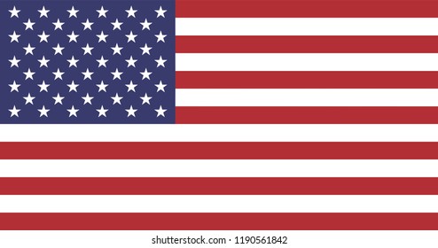 American Flag for Independence Day. United States of America national symbol.