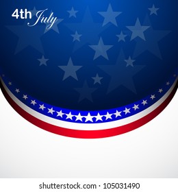 American Flag for Independence Day, vector background